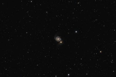 太空中的漩涡星系