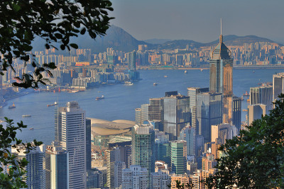 在杂志Gap的城市视图