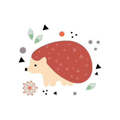 刺猬插图
