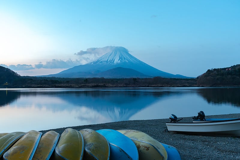 早晨的富士山