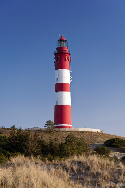 灯塔在Amrum