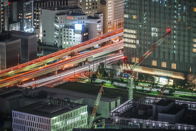 横滨地标大厦的夜景