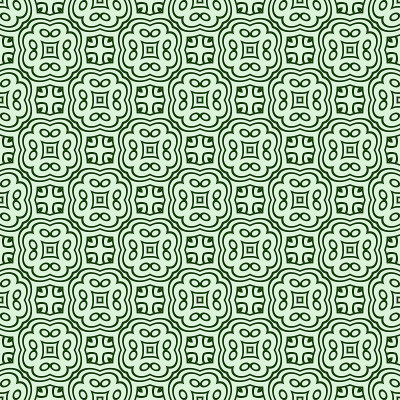 Abstract Vector Seamless Pattern With Abstract Geo
