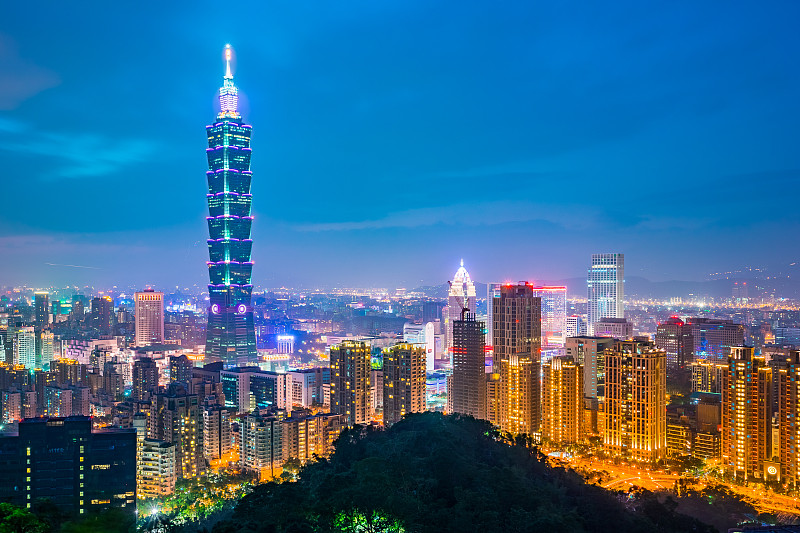 台湾台北市夜景