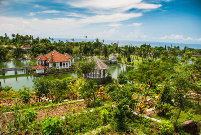 水宫Udjung。印尼巴厘岛