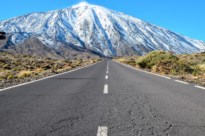 泰德火山国家公园的沙漠景观