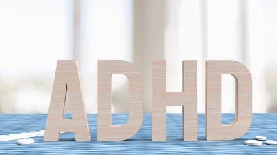 Adhd木在客厅医学概念三维渲染