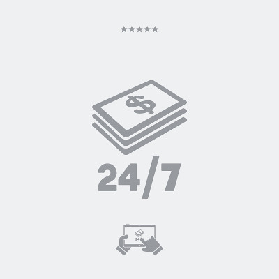 现金服务24/7美元