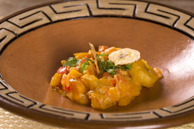 用香蕉粉做的素食魔咖