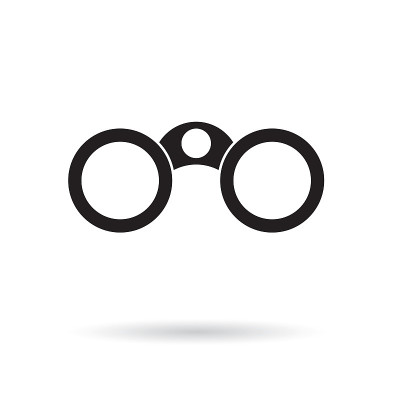 binocular, lorgnette icon