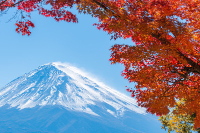 富士山秋色，日本