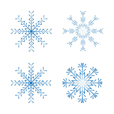 圣诞雪花集。