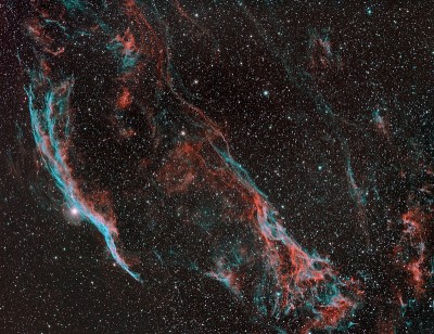 NGC 6960天鹅花边云