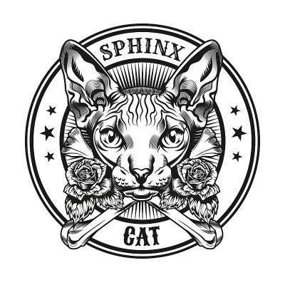 Sphinx head stamp design