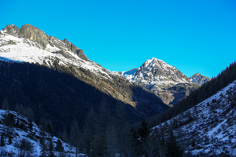 winter in the French Alps