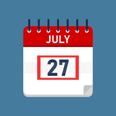 日历7月27日