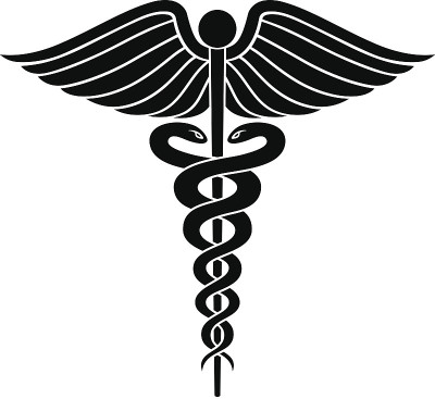 Caduceus医学符号图形