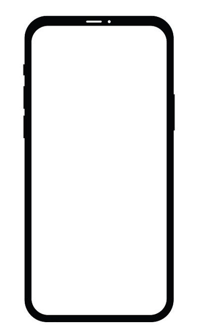 现代智能手机黑