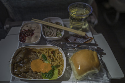 往返日本的航空(航班)膳食