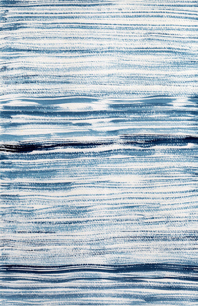 蓝色笔触纹理背景。抽象水彩手绘插画。高分辨率。设计的卡片，封面，印刷，网页。