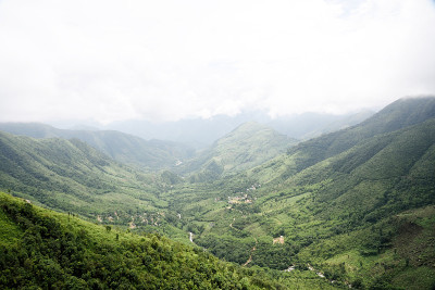 卡西山的景色