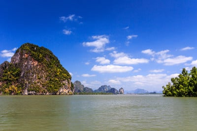 泰国攀雅湾的岛屿。