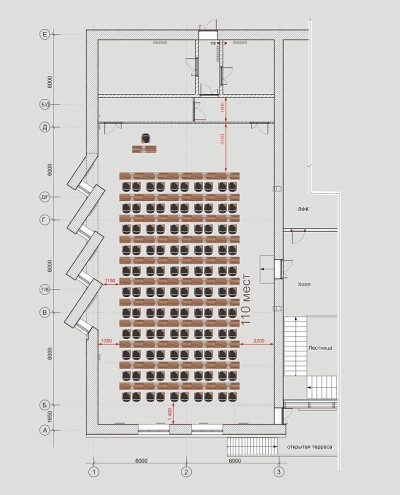地板上的公共建筑