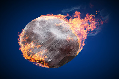物体着火了