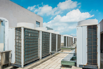 室外排压缩机HVAC冷水机组空调风机盘管。