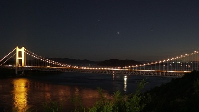 濑户大桥，灯，冈山