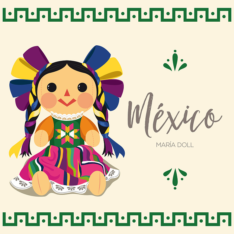 Mexican Traditional Doll, Maria