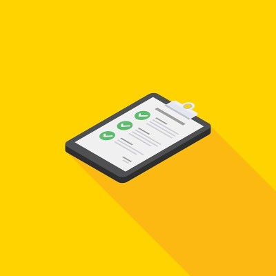 检查表等距左视图图标矢量等距。