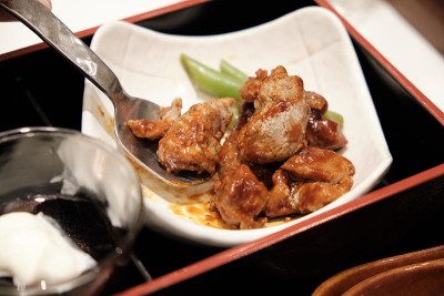 著名的日本料理在餐厅