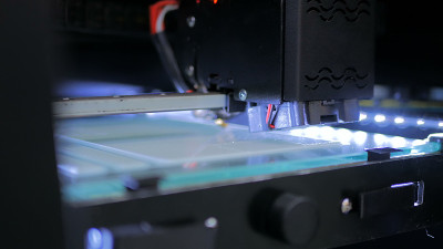 工作中使用3D打印机