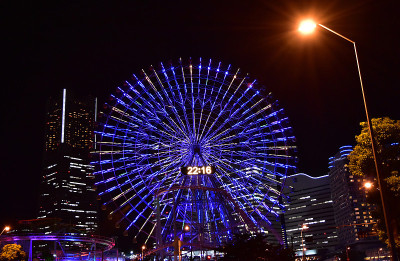 日本横滨的夜景