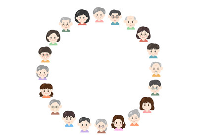 人物插图(圆形)