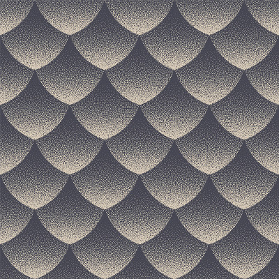 缩放无缝模式向量点画效果复古抽象背景