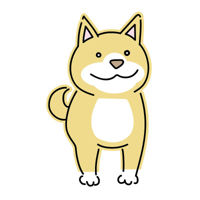 画一只可爱的柴犬
