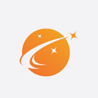 星形标志设计模板，快速星形标志矢量插图设计