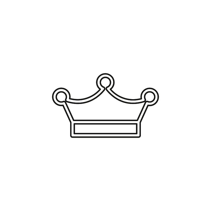 vector Crown king illustration, royal queen