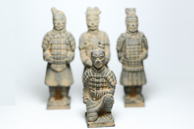 中国古代兵马俑背景