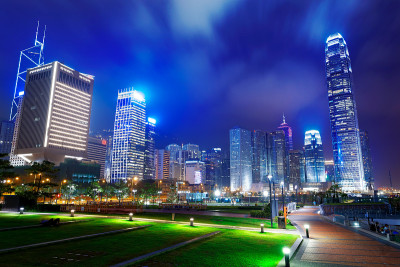 香港城市夜晚