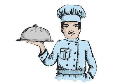 餐厅和咖啡厅主厨