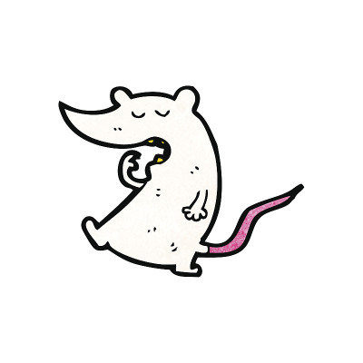 卡通小白鼠