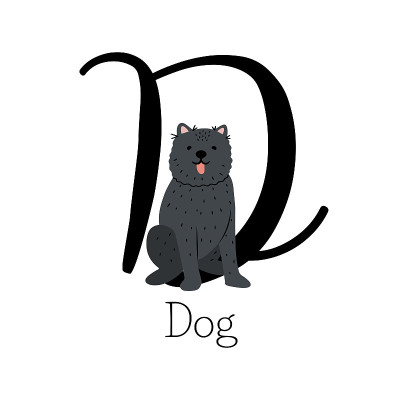 大写字母D和dog