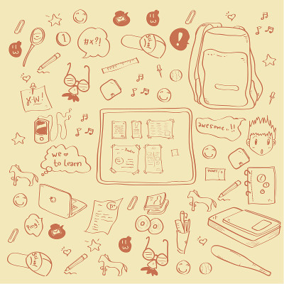 学校的涂鸦