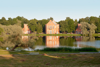 Tsarskoye Selo的Catherine公园