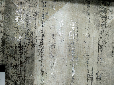 来自工厂的面料，一幅支离破碎的画面和纹理
