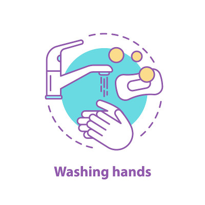 Washing hands icon
