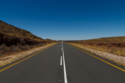 纳米比亚的道路